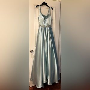 Camille La Vie Sage Green Gown
